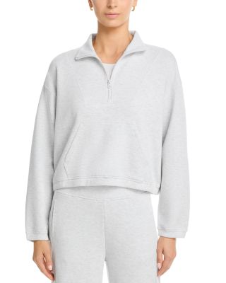 Cloud Fleece Quarter Zip Sweatshirt & Wide Leg Pants
