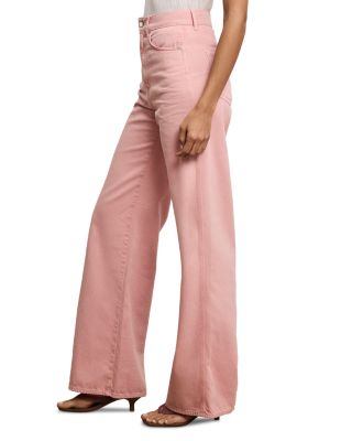 Taylor High Rise Wide Leg Jeans in Petal