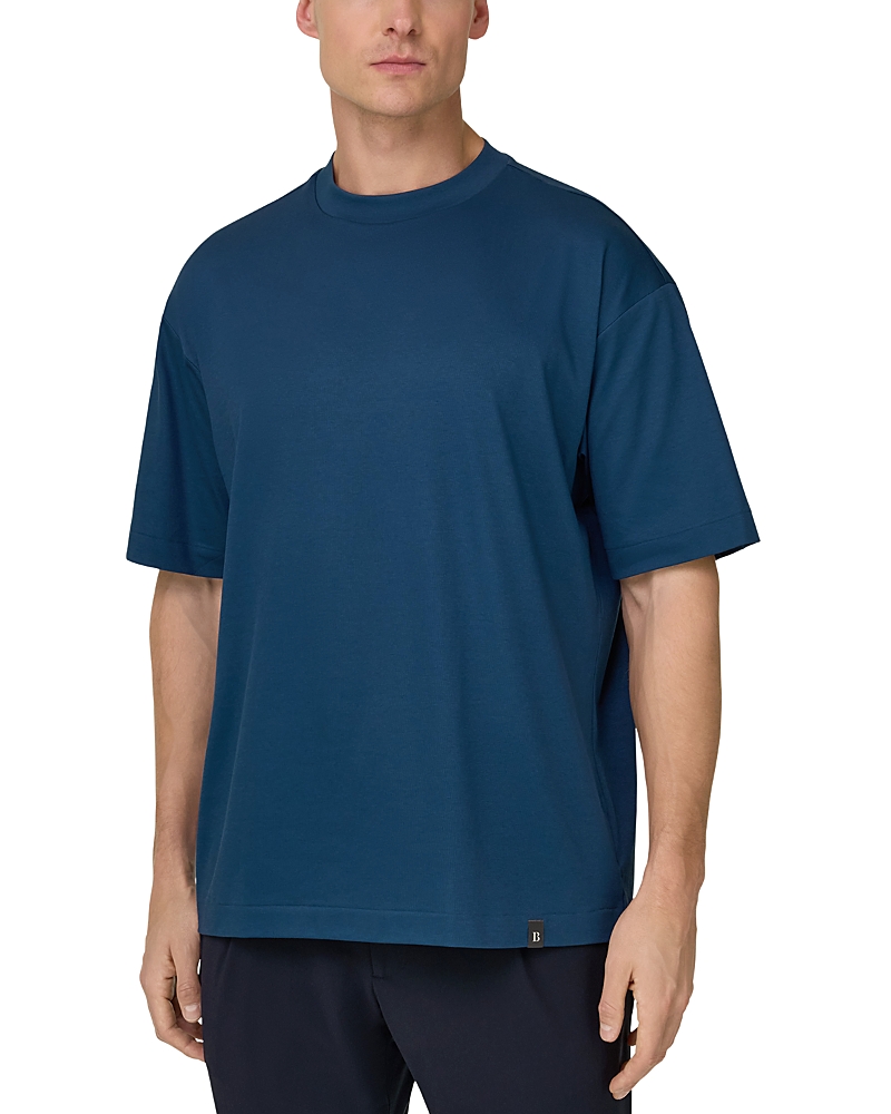Boggi Milano Short Sleeve S Cafe Rib T Shirt