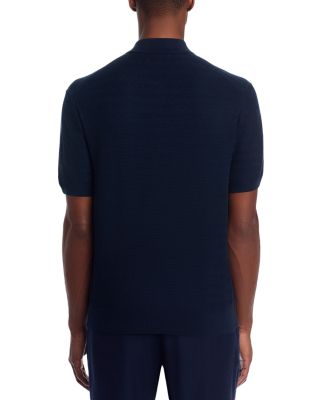 Chevron Quarter-Zip Sweater Polo