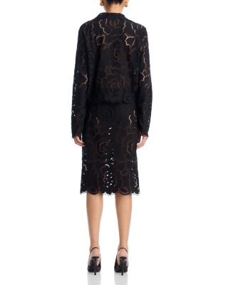 Pull On Midi Pencil Skirt