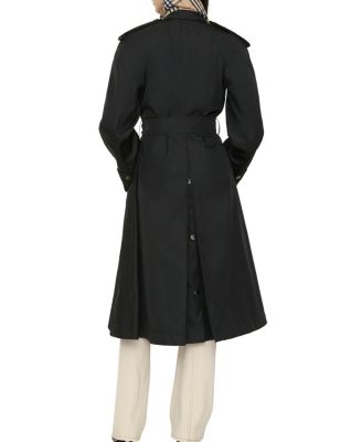 Long Nylon Hooded Car Coat