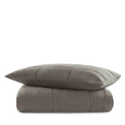 Wrinkle Washed Linen Quilted Bedding Collection