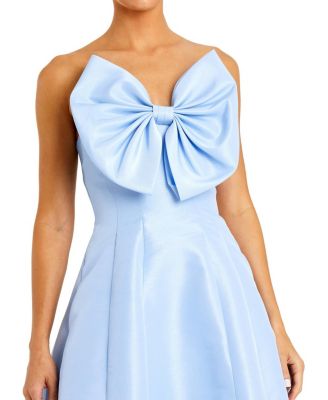  Strapless Ballgown with Bow Detail