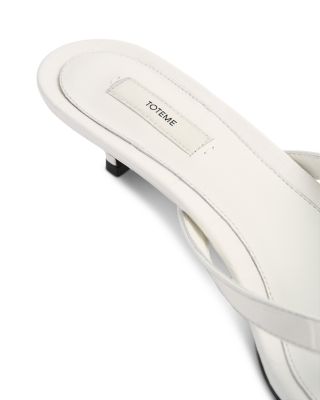 Women's Croco Embossed High Heel Flip Flops