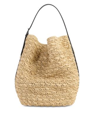 Woven Paper Raffia Tote Bag