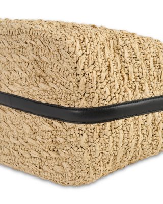 Woven Paper Raffia Tote Bag