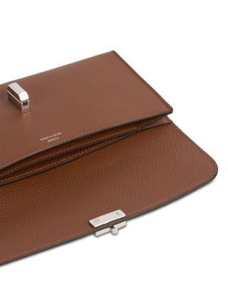 T-Lock Leather Wallet in Dark Brown