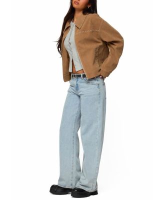 Memphis Studded Faux Suede Jacket