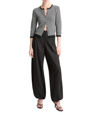 High Waist Pintuck Pants