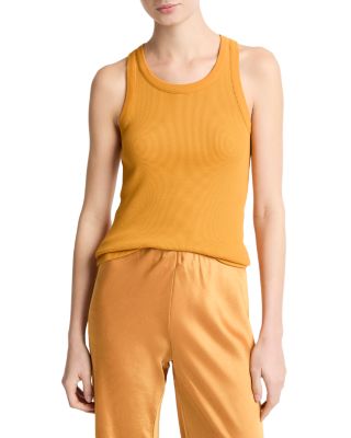 Ribbed Scoop Neck Tank