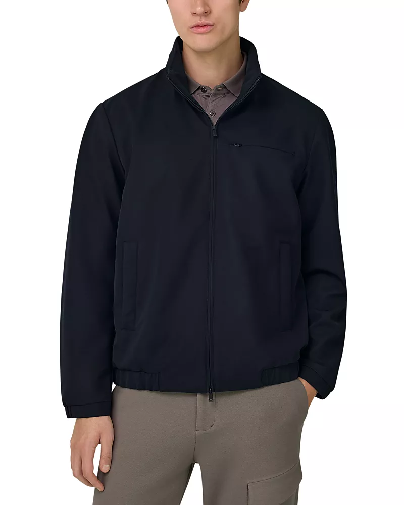Boggi Milano Technical Fabric Bomber Jacket
