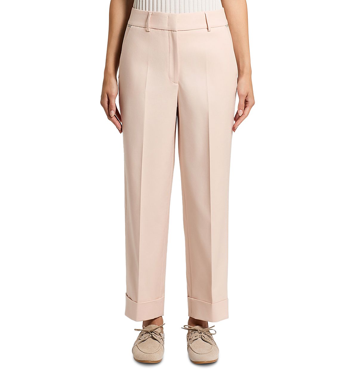 Peserico Straight Cuffed Pants
