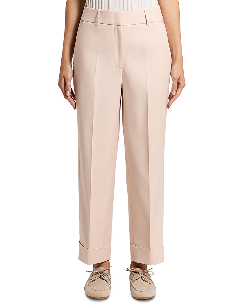 Peserico Straight Cuffed Pants