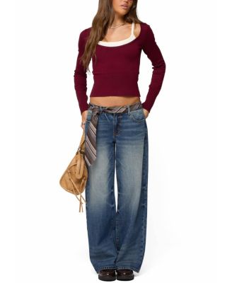 Cecile Layered Long Sleeve Top