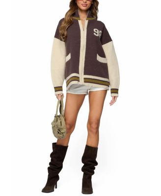98 Varsity Zip Up Sweater