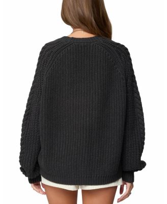 Lira Chunky Cable Knit Sweater