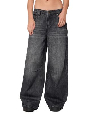 Skater Girl Washed Low Rise Grey Wash Jeans