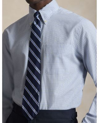 Classic Fit Checked Poplin Shirt