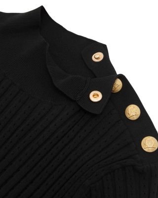 Harriet Short Sleeve Button Knitted Dress