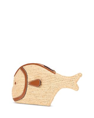 Pesce Raffia Clutch