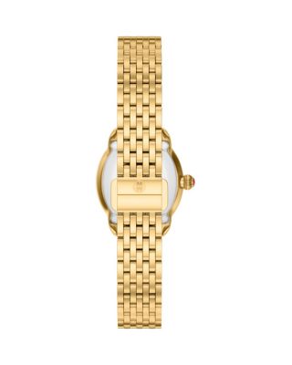 Serein Oval Diamond 18K Gold-Plated Watch, 24mm x 27mm