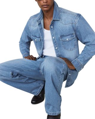 Finley Long Sleeve Washed Denim Overshirt