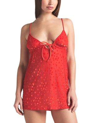 Sheer Velvet Babydoll Dress