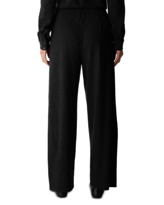 Stretch Jersey Straight Leg Ankle Pants