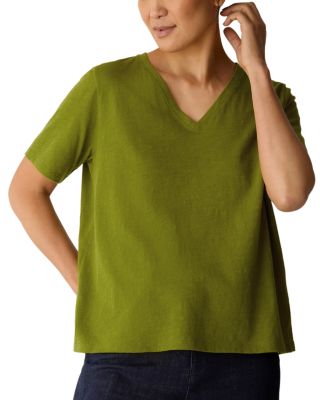 V Neck Short Sleeve Tee