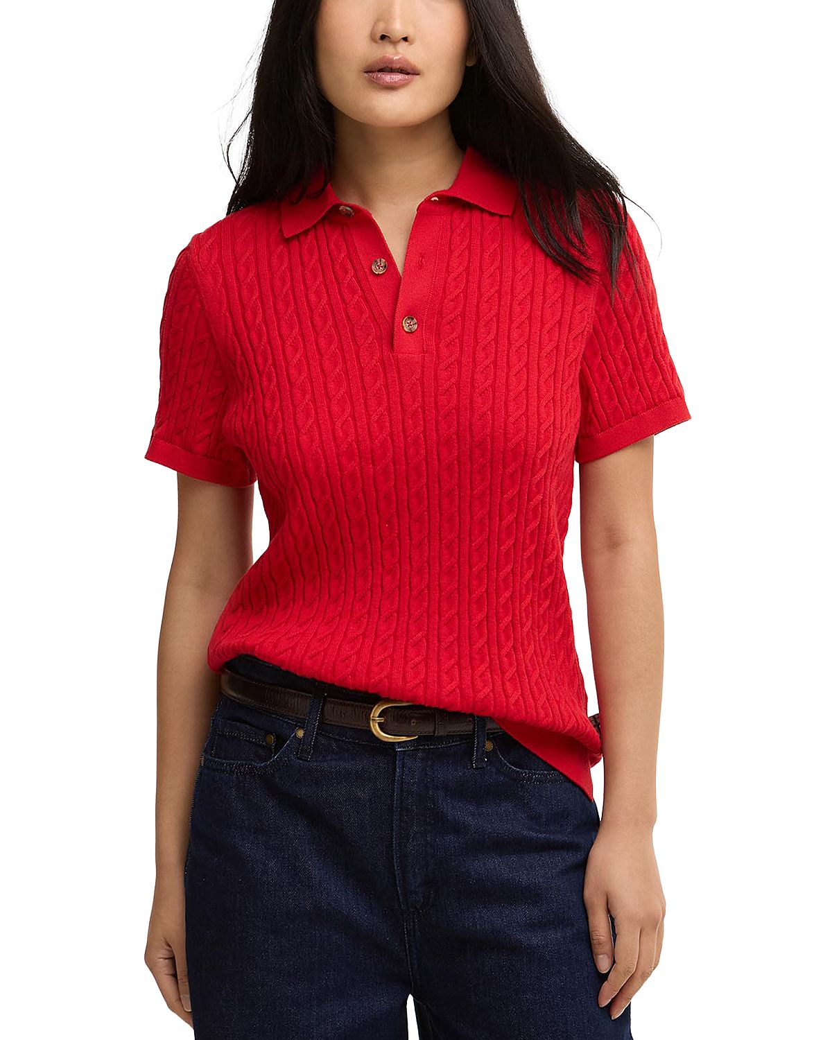 Barbour Hartland Knitted Polo Sweater