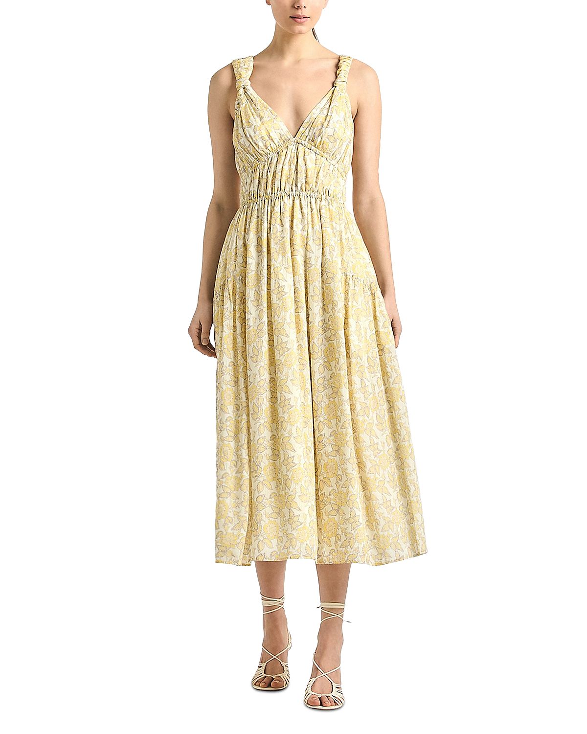 Derek Lam 10 Crosby Sorrel Printed Dress