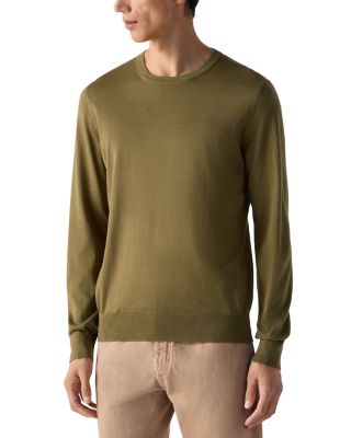 Cashseta Cashmere & Silk Crewneck Sweater