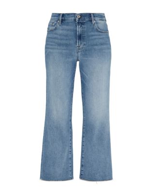 High Rise Cropped Wide Leg Alexa Jeans in Clara
