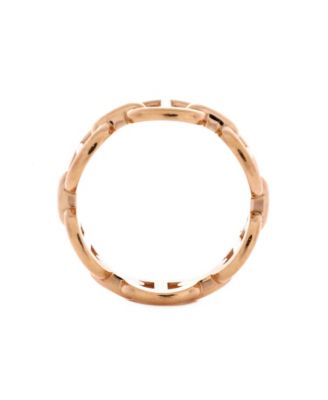 Small Chaine d'Ancre Enchainee Ring 18K Rose Gold