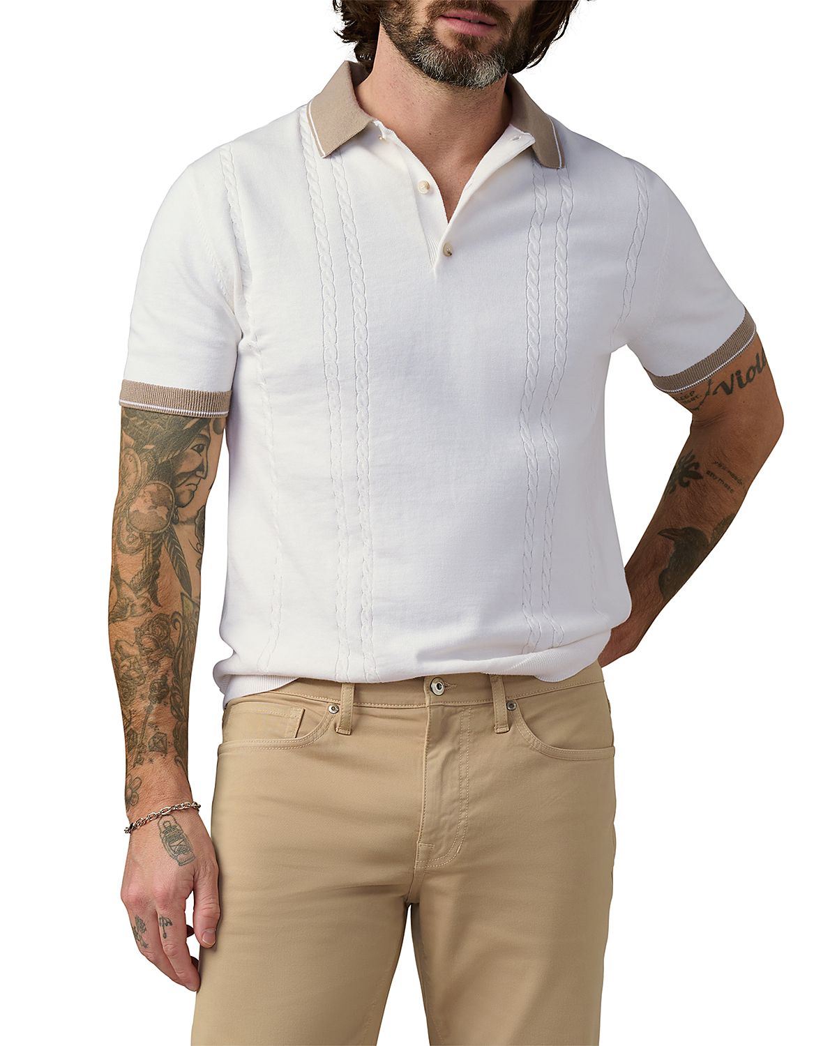 Joe's Jeans Textured Tennis Polo