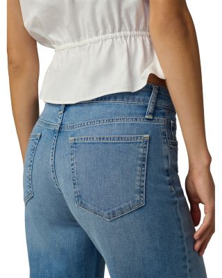 The Lou Lou Mid Rise Wide Leg Jeans in Impeccable