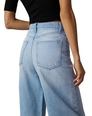 The Billie High Rise Barrel Jeans in Gossamer