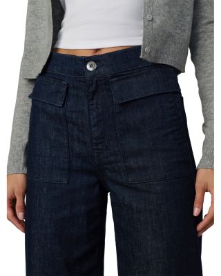 The Irina High Rise Wide Leg Jeans in Rinse