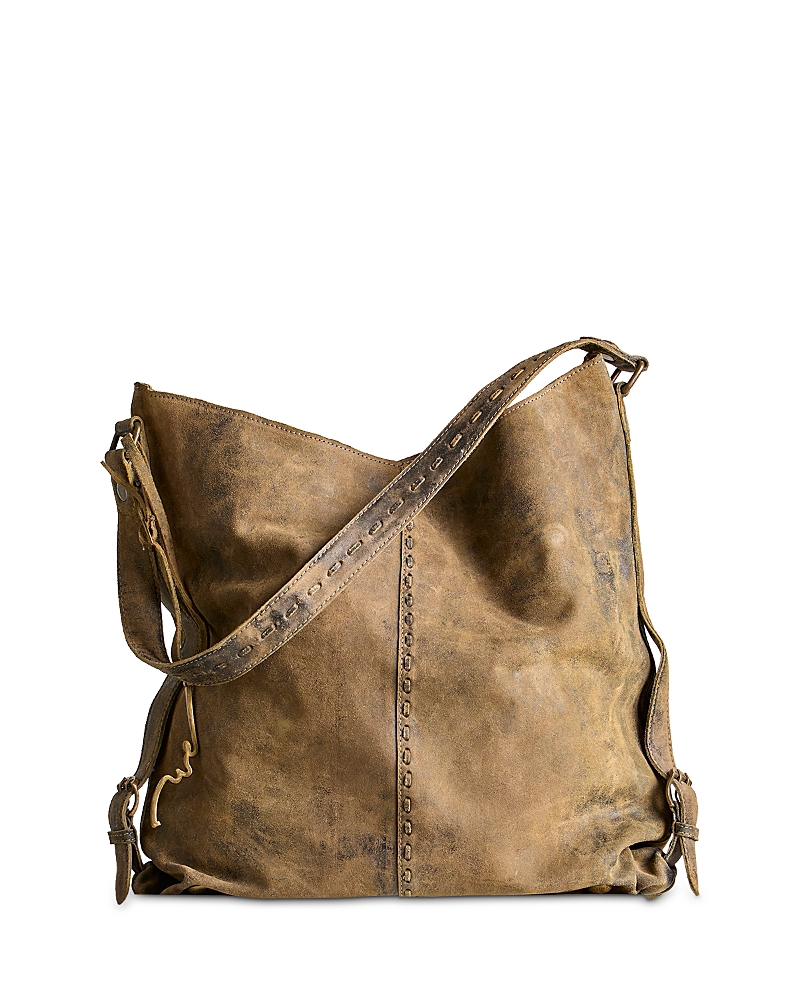 Free People Wtf Dallas Large Distressed Leather Tote Bag · OS