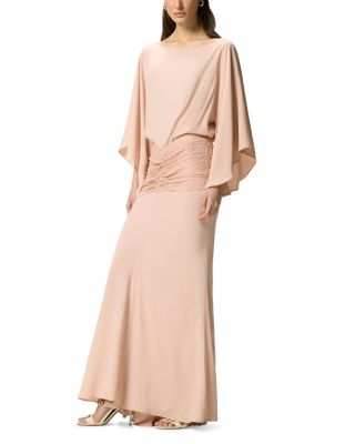 Radicchio Crepe De Chine Dress