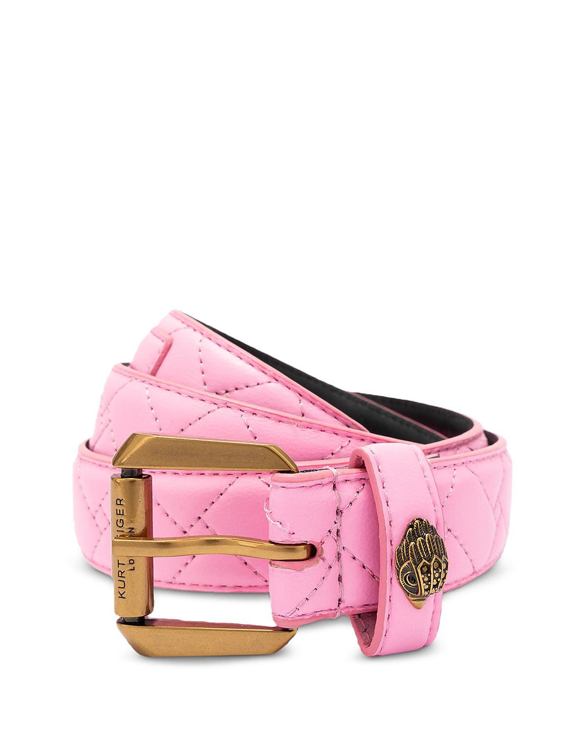 Kurt Geiger London Quilted Kensington Leather Belt