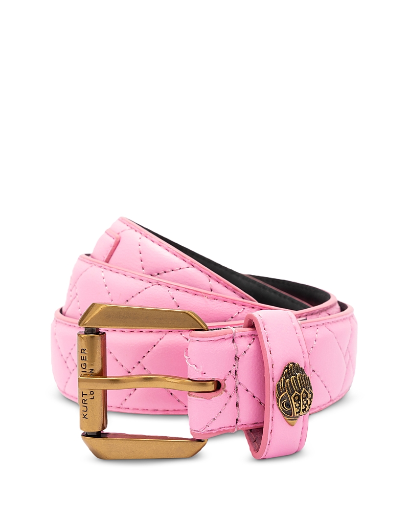 Kurt Geiger London Quilted Kensington Leather Belt