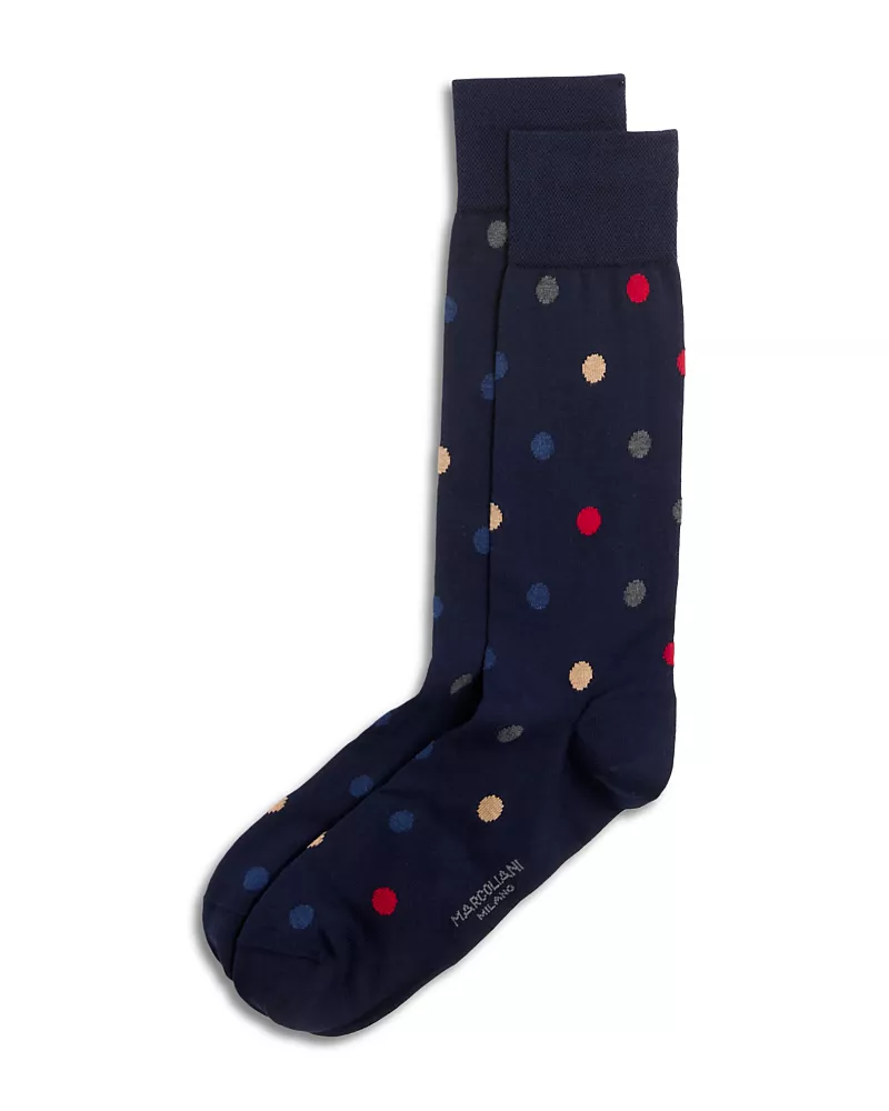 Marcoliani Multi Dot Crew Socks
