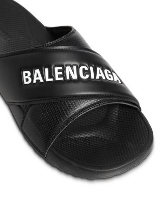 Men's Crisscross Logo Slides