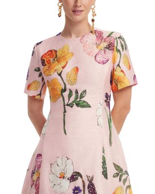 Caroline Short Sleeve Midi Dress