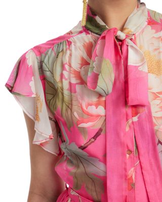 Grace Flutter Sleeve Midi Dress