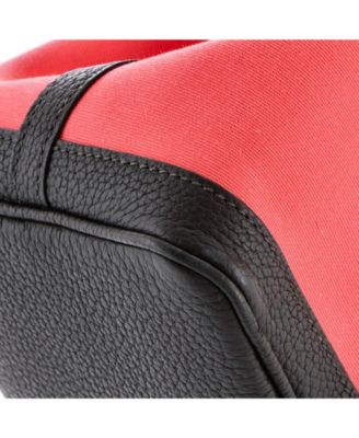 30 Garden Party Tote Toile and Leather