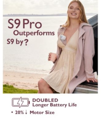 S9 2 Mode Wearable Electric Breast Pump