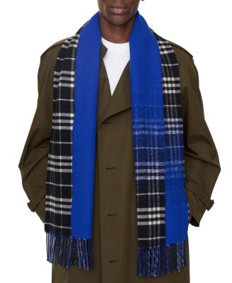  Gradient Check Cashmere Scarf